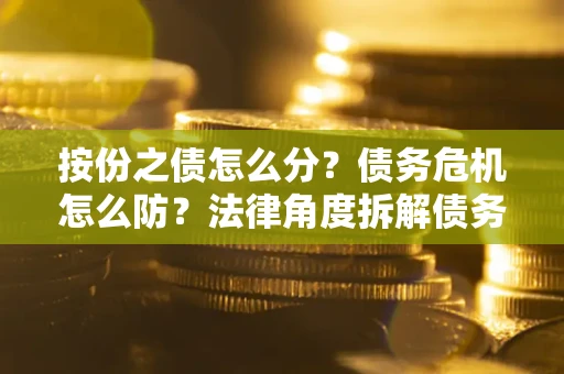 济南按份之债怎么分？债务危机怎么防？法律角度拆解债务分配与风险自保指南