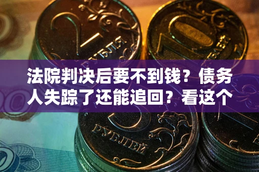 济南法院判决后要不到钱？债务人失踪了还能追回？看这个方法！