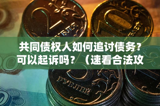济南共同债权人如何追讨债务？可以起诉吗？（速看合法攻略）