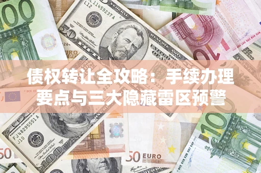 济南债权转让全攻略：手续办理要点与三大隐藏雷区预警